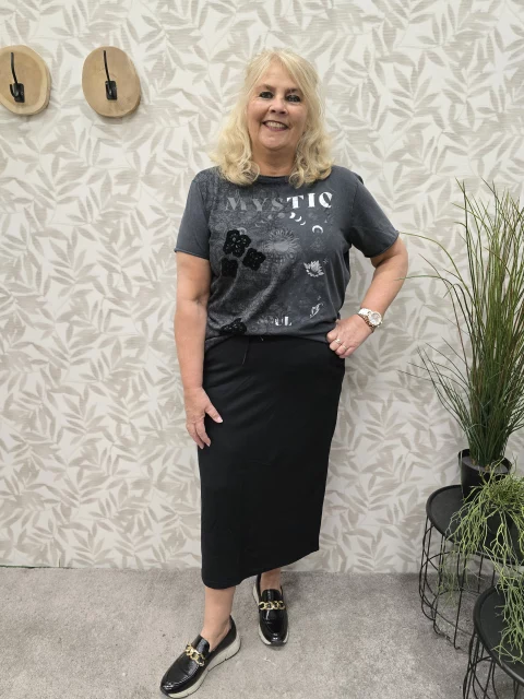 Midi Skirt Cargoldtrash Black