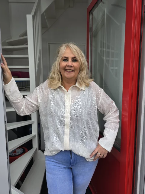 Blouse VMC Sus Paillet Birch