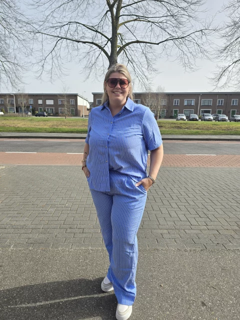 Broek Cardea Stripe Riviera