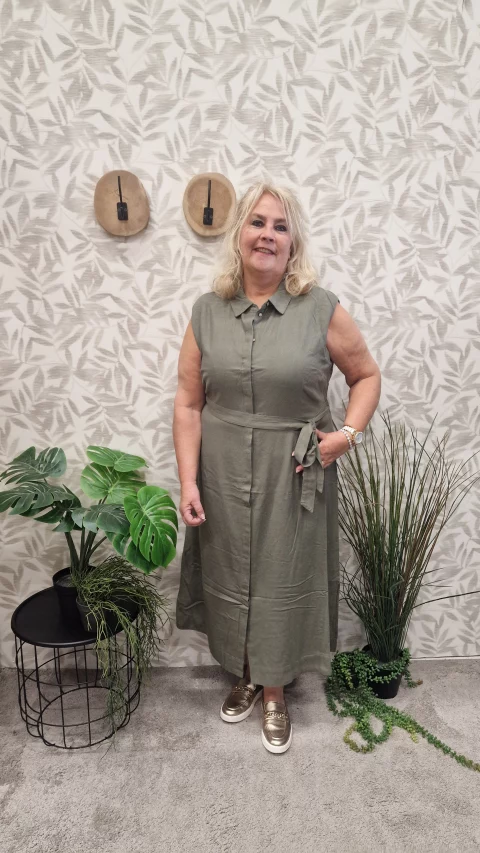 Jurk Cargoa Smokey Olive