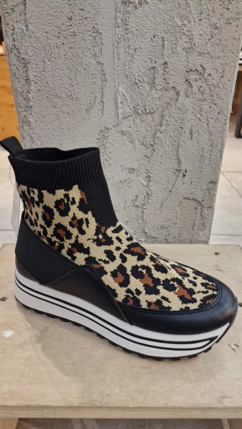 Sok Sneaker Leopard black 36 en 37