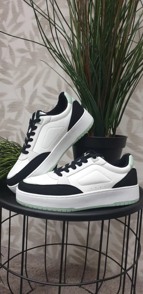 Sneaker OnlySaphire White/black/mint 36 t/m 40
