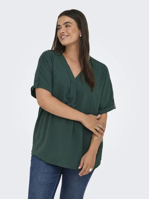 Shirt Carmetta 2/4 mouw Green Gables