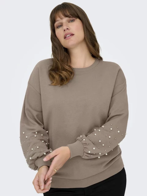 Sweat Trui Carvioletta Mountain/Pearl