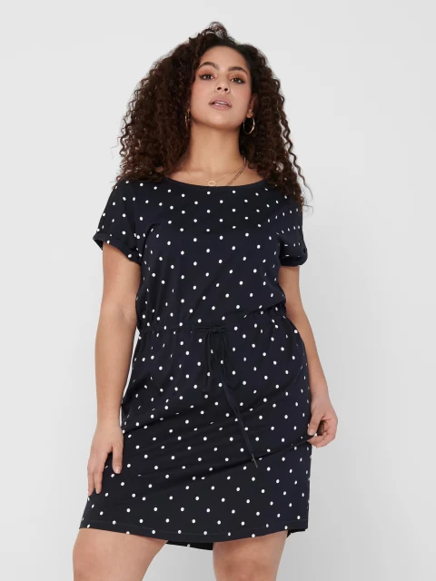 Jurk Carapril Dot Night Sky t/m 54