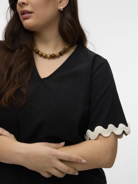 Shirt VMC Jenna Black/Birch